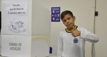 Escola Francisco Marins realiza eleição para presidente baseado em livro infantil