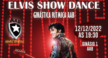 Ginástica rítmica da AAB apresenta “Elvis Show Dance” no dia 12