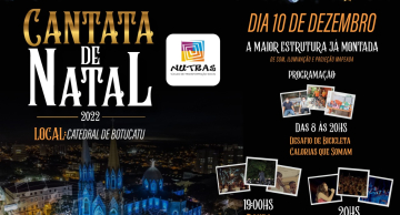 Tradicional Cantata de Natal do Nutras será dia 10 de Dezembro em Botucatu