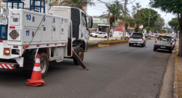 Vagas de estacionamento na Avenida Dom Lúcio estarão proibidas nesta terça-feira para manutenção da CPFL