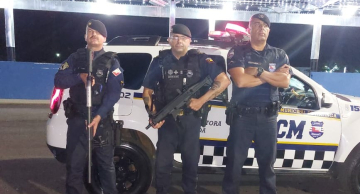 GCM de Itatinga prende três homens por tráfico e porte ilegal de armas