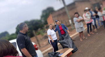 Fundo Social e Polícia Civil de Itatinga realizam ação social no Bairro do Engenheiro Serra