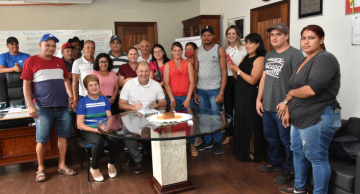 Pardini assina ordem de serviço para a retomada das obras da Escola de Vitoriana