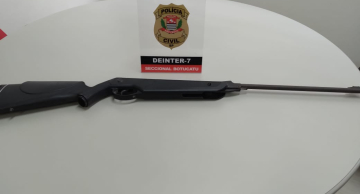 Homem tem arma apreendida em Botucatu após atirar em felino