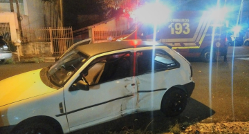 Motociclista fica ferido em colisão no Jardim Paraíso em Botucatu