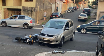 Motociclista fica gravemente ferido em acidente na Vila Maria em Botucatu