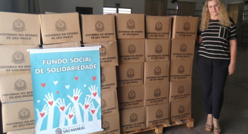 Fundo Social de São Paulo destina cestas de alimentos para São Manuel