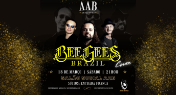 AAB recebe show do Bee Gees Cover no sábado, 18