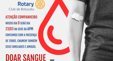 Rotary Club de Botucatu realiza campanha de doação de sangue