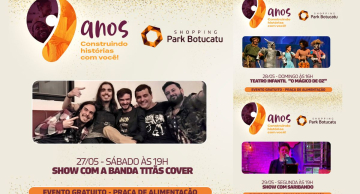 Shopping Park Botucatu completa nove anos e comemora com programação especial