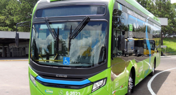Caio marca presença no Dia da Mobilidade Elétrica com ônibus sustentáveis e tecnologia 100% brasileira
