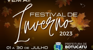 Festival de Inverno de Botucatu começa no dia 01 de julho