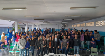 Escola Danuzia de Santi em Itatinga recebe Juiz para ministrar Palestra à estudantes