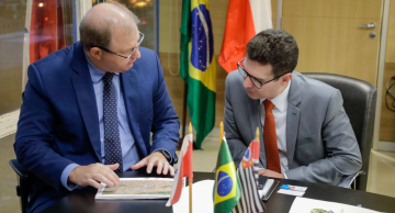 Pardini se reúne em Brasília com Ministro e pede liberação de verba para conclusão de obras no Rio Lavapés