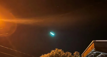 Luzes são vistas no céu do interior paulista