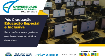 Universidade Aberta do Brasil – Polo Botucatu tem inscrições abertas para pós-graduação em Educação Especial