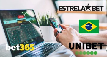 Apostas esportivas em um aplicativo móvel no Brasil