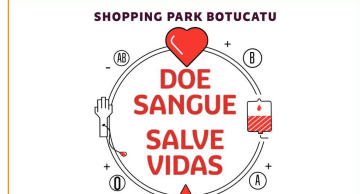 Campanha doação de sangue do Shopping Park Botucatu