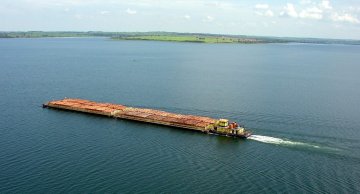 Transporte de cargas pela Hidrovia Tietê-Paraná cresce no primeiro semestre de 2024