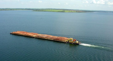 Hidrovia Tietê-Paraná registra aumento de mais 120% no fluxo de cargas