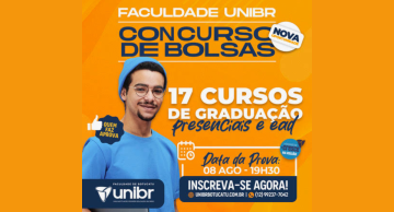 UNIBR, Faculdade de Botucatu, terá concurso de bolsas dia 8 de agosto