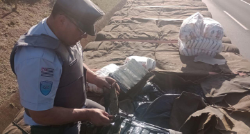 Polícia Rodoviária apreende 2 toneladas de maconha na Castelo Branco em Itatinga