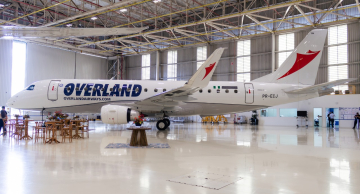 Overland Airways recebe seu primeiro Embraer E175