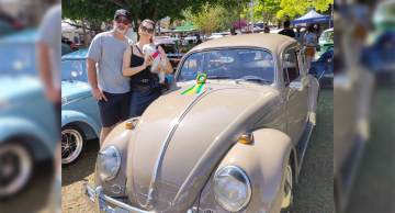 Fusquinha Botucatuense leva prêmio de originalidade em evento Brasileiro VW