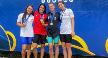 Nadadora da AAB conquista medalha de ouro no Campeonato Paulista
