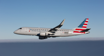 American Airlines compra 4 jatos Embraer E175 para operação da Envoy Air