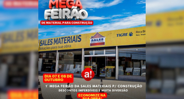 Mega Feirão da Sales Material para Construção