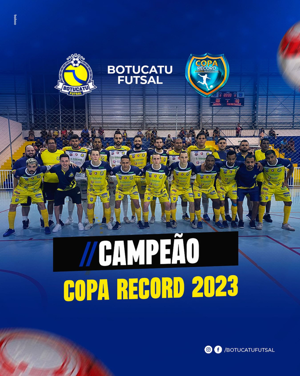 Botucatu vence Itapuí e fatura o título da Copa Record de Futsal