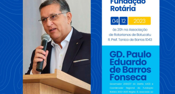 Rotary Clube de Botucatu Cuesta traz a palestra ‘Desafios da fundação rotária’