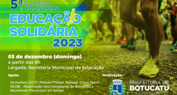 <strong>Secretaria de Educação promove 5ª Corrida e Caminhada Educação Solidária</strong>