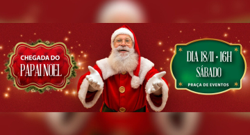 Shopping Park Botucatu inicia a temporada de Natal com a bela decoração “Natal dos Ursos” e a chegada do Papai Noel, sábado dia 18 de novembro!