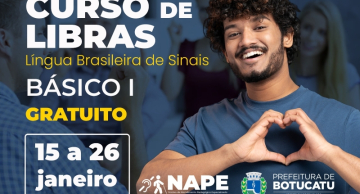 NAPE abre inscrições para mais duas turmas do Curso de Libras em Botucatu