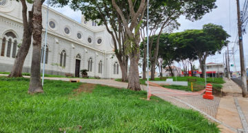 Revitalização da Praça do Santuário em São Manuel está na fase final