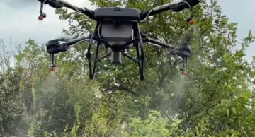 Drone agrícola é utilizado no combate ao Aedes aegypti em Botucatu