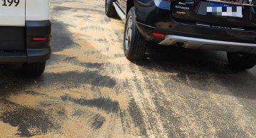 Derramamento de óleo em ruas de Botucatu vem causando acidentes com motociclistas