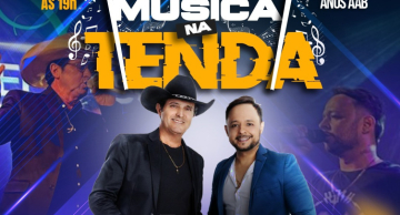 Projeto Música na Tenda: AAB terá show de Jad & Jefferson na sexta (24)