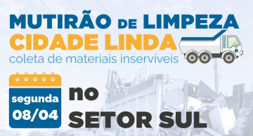 <strong>Mutirão de Limpeza do aniversário de Botucatu começa pela região Sul</strong>