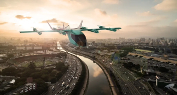 Embraer prevê carros voadores no Brasil em 2026