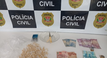 Dise prende jovem de 19 anos com 340 papelotes de droga no Jardim Brasil em Botucatu