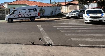 Dois acidentes na mesma hora e local deixam motociclista ferido em Botucatu