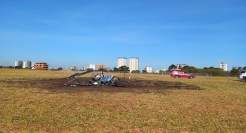 Polícia investiga se peça caiu em decolagem e causou queda e explosão de avião em Bauru