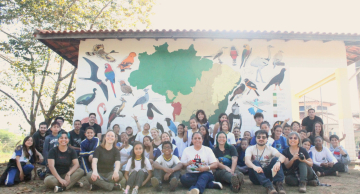 “Passarinhando” inaugura pintura sobre as aves do Brasil em escola de Botucatu