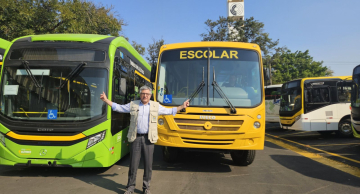 Em Botucatu, Ministro anuncia que Caio deve fabricar maior parte de ônibus elétricos no país