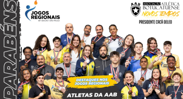 AAB faz homenagem aos atletas medalhistas nos Jogos Regionais