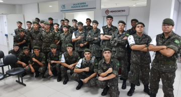 <strong>Tiro de Guerra de Botucatu faz doação de sangue ao Hemocentro do HC</strong>
