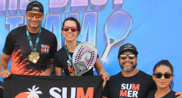 Equipe Squadra Summer de Botucatu é destaque no 1º The Best Team de Beach Tênis em Barra Bonita